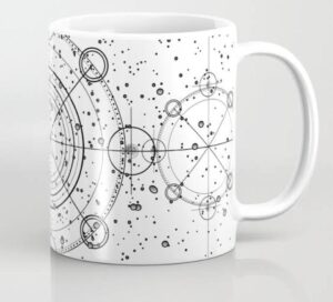 Modern geometry mug 