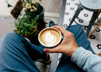 Drinking Coffee in the Morning